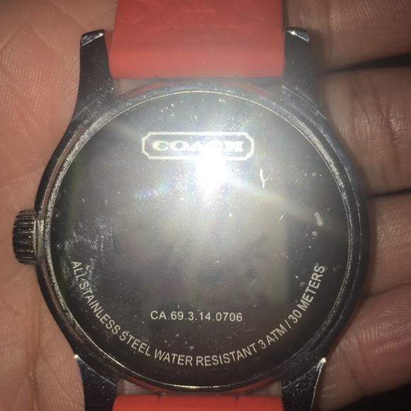 BNWT Orange Coach Watch - Picture 4 of 6